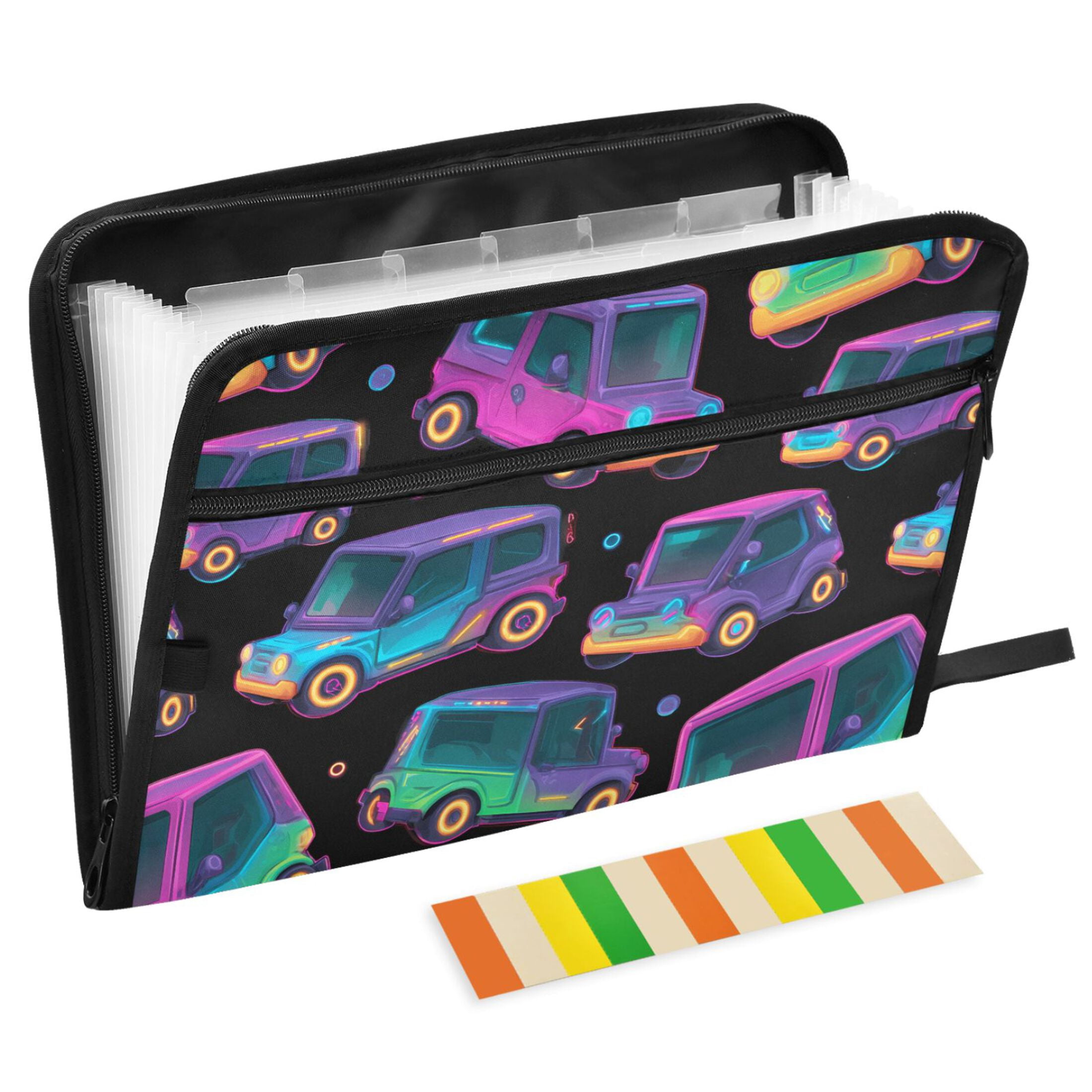ALAZA Expanding File Folder 13 Pockets Accordion Document Organizer ...