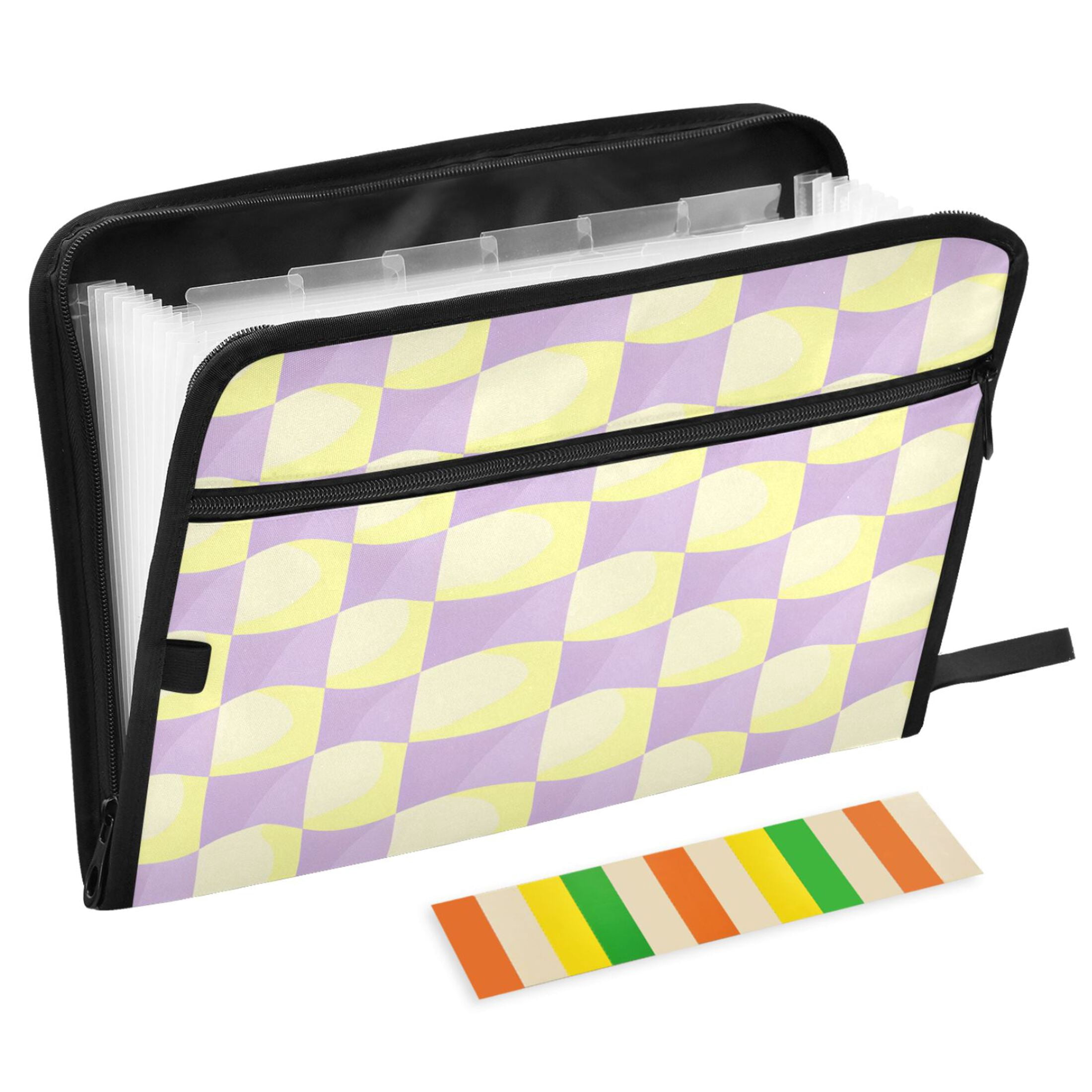 ALAZA Expanding File Folder 13 Pockets Accordion Document Organizer ...