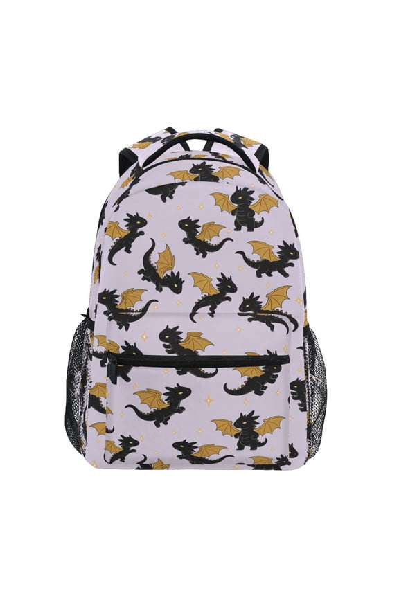 Fantasy Dragon Pattern School Backpack Elementary Bookbag Laptop Bags Travel Daypack