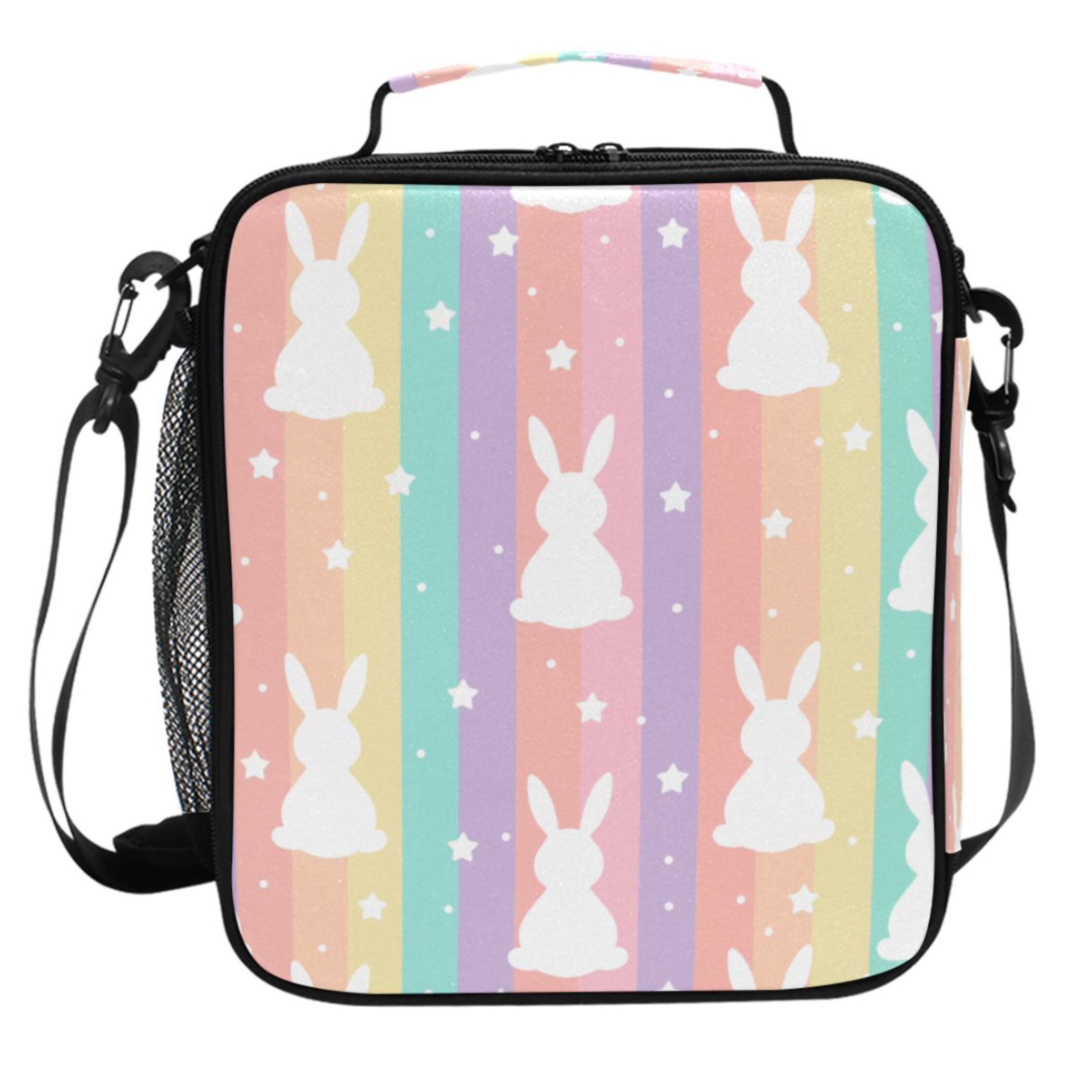 ALAZA Fantasy Rabbits Lunch Box Insulated Cooler Lunch Bag with ...