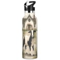 thumbnail image 1 of ALAZA Farm Goat Glass Pattern Stainless Steel Water Bottle Vacuum Insulated Leak-Proof Tumbler with Straw Handle 20oz, 1 of 6
