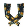 thumbnail image 1 of ALAZA Fashion Digital Paper UV Sun Protection Arm Sleeves UPF 50+ Compression Cooling Sleeve 1 Pair, 1 of 7