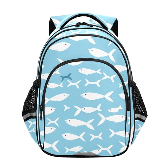 ALAZA Fishes School Backpack Elementary Bag Bookbag Travel Rucksack