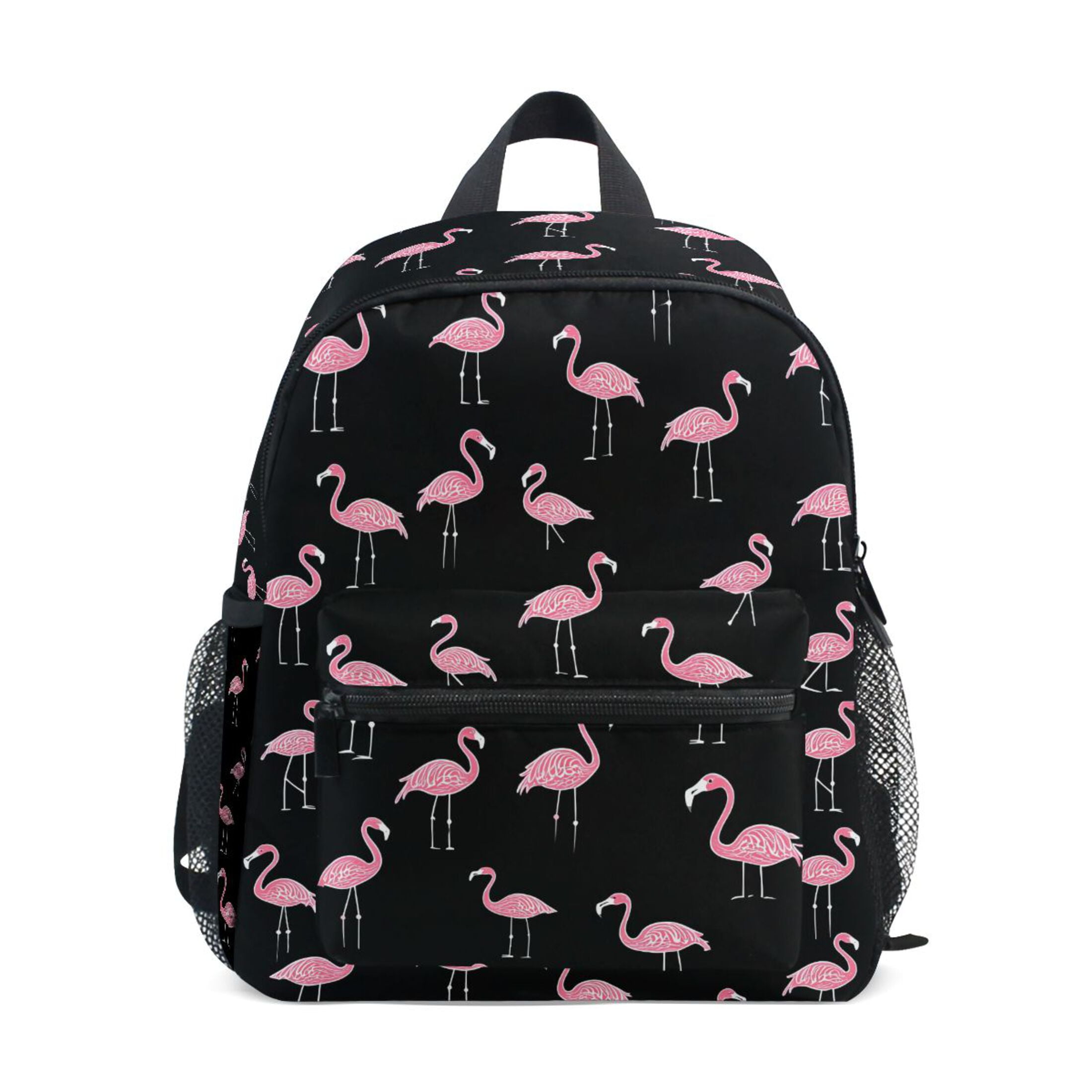 girls mini flamingo backpack PlushyPouch Toddler Can be worn on the back with the added adjustable shoulder straps or carried with the grab handle Ransel Flamingo School Backpack Justice