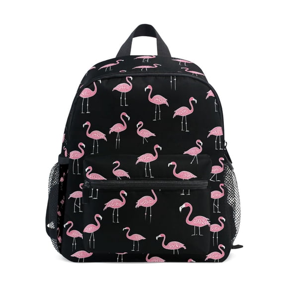ALAZA Flamingo Black-h1 School Backpack Small Bookbag Mini Bags