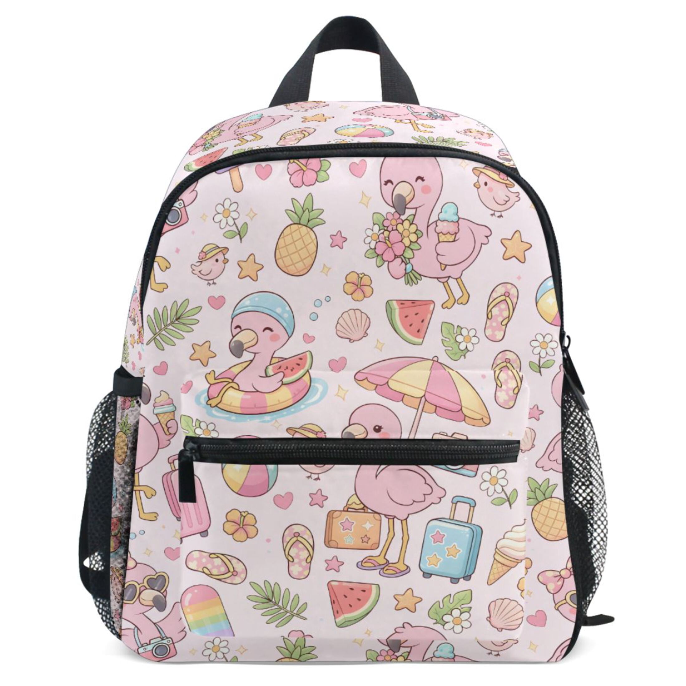 flamingo pattern mini backpack Flamingo Backpack Girls