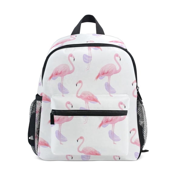 ALAZA Flamingos Watercolor School Backpack Small Bookbag Mini Bags