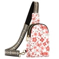thumbnail image 1 of ALAZA Floral and Butterflies Sling Bag for Women Men Waterproof Crossbody Chest Bags, 1 of 7