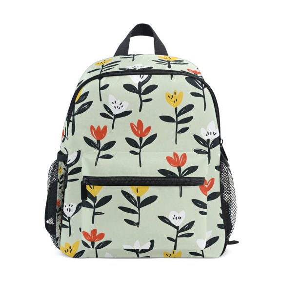 ALAZA Flower School Backpack Small Bookbag Mini Bags