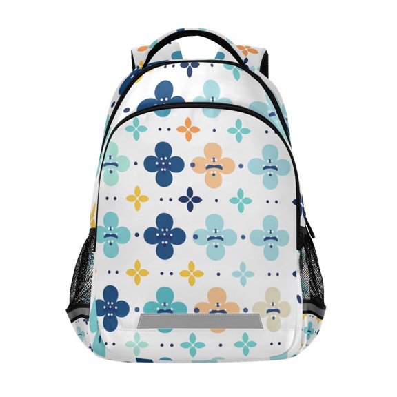 ALAZA Flowers Backpack Elementary School Bag Bookbag Travel Rucksack