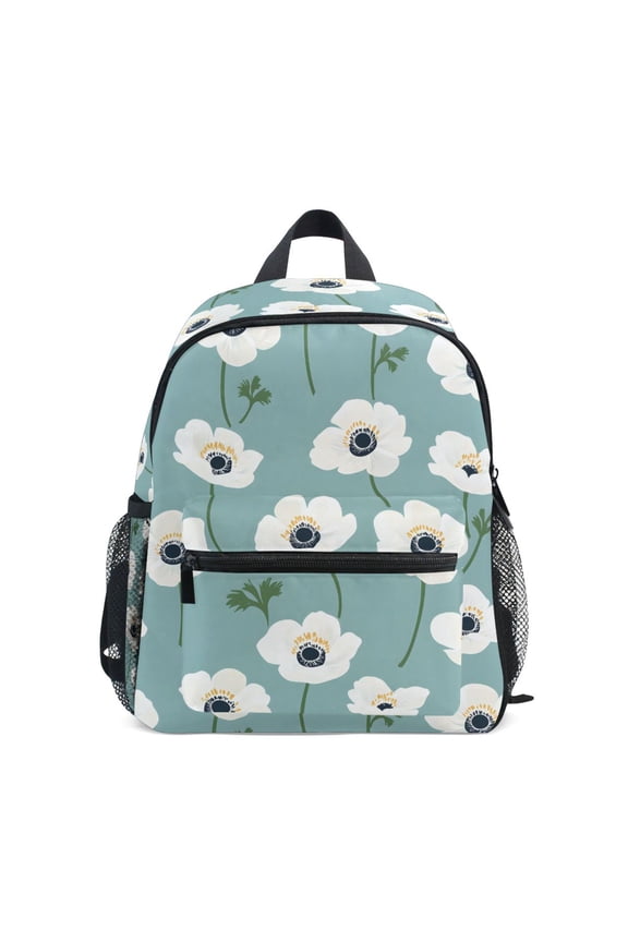 Flowers Paint School Backpack Small Bookbag Mini Bags