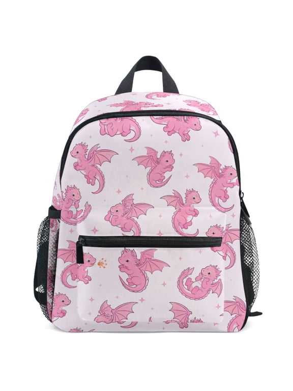 Flying Fantasy Dragons Pattern Kids Backpack for Preschool Kindergarten Toddler Bags
