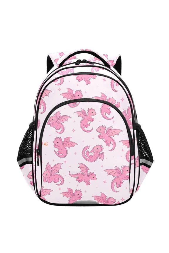 Flying Fantasy Dragons School Backpack Elementary Bag Student Bookbag Travel Rucksack