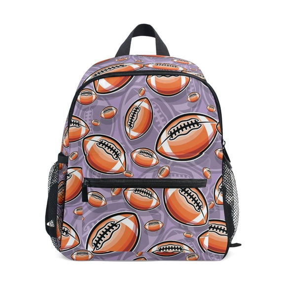 ALAZA Football Balls School Backpack Small Bookbag Mini Bags