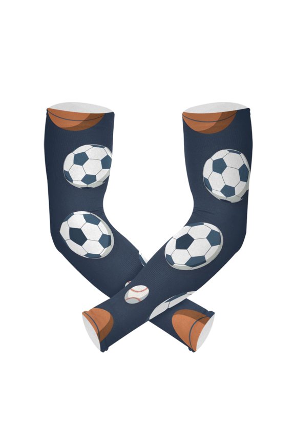 Football Baseball UV Sun Protection Arm Sleeves UPF 50+ Compression Cooling Sleeve 1 Pair