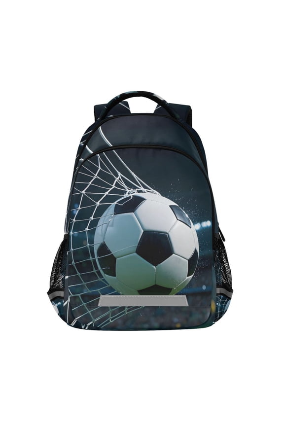 Football Field Backpack Elementary School Bag Bookbag Travel Rucksack