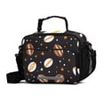 thumbnail image 1 of ALAZA Football Rugby Stars Lunch Box Insulated Cooler Bag Reusable Tote Bags Shoulder Strap, 1 of 7