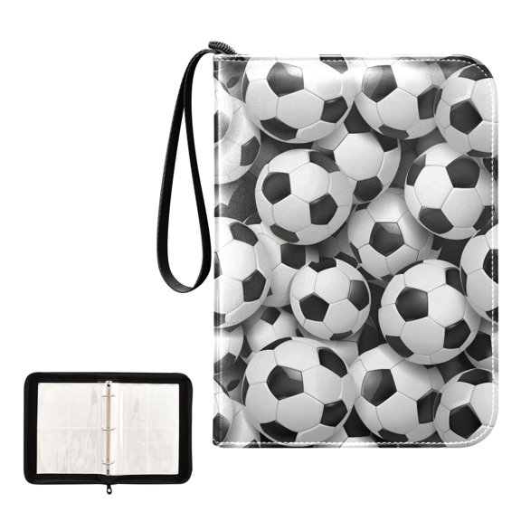 ALAZA Football Trading Card Binder 4 Pocket Cards Collection Album 400 Folder Holder