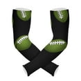 thumbnail image 1 of ALAZA Footballs Ball UV Sun Protection Arm Sleeves UPF 50+ Compression Cooling Sleeve 1 Pair, 1 of 7