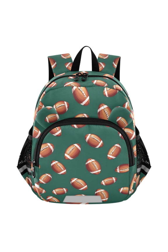 Footballs-f1 Mini Backpack School Bookbag Age 3-7 Medium