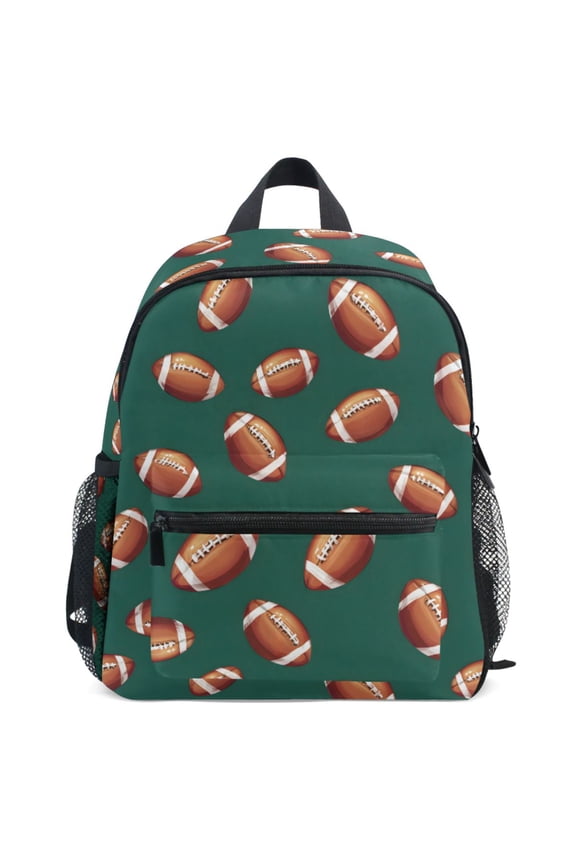Footballs-f1 Pattern School Backpack Student Bookbag Mini Bag