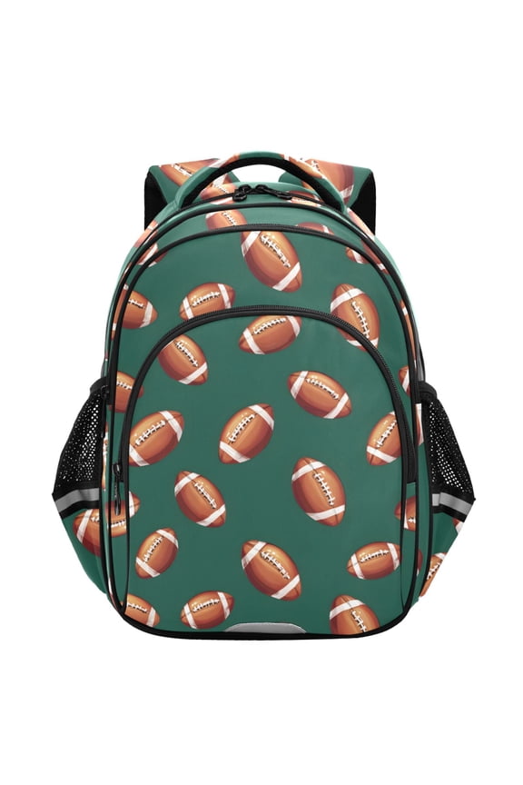 Footballs-f1 School Backpack Elementary Bag Student Bookbag Travel Rucksack