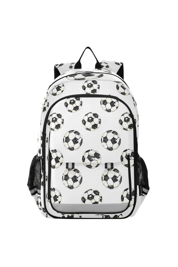 Footballs-z1 Laptop Backpack Purse Travel Bag Casual School Bookbag Rucksack for Women Men