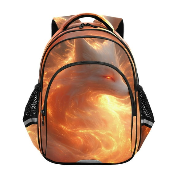 ALAZA Fox at Fire School Backpack Elementary Bag Bookbag Travel Rucksack
