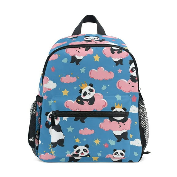 ALAZA Funny Pandas and Cloud School Backpack Small Bookbag Mini Bags