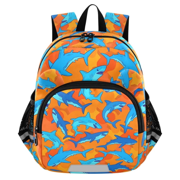 ALAZA Funny Sharks Mini Backpack School Bookbag Age 3-7 Small
