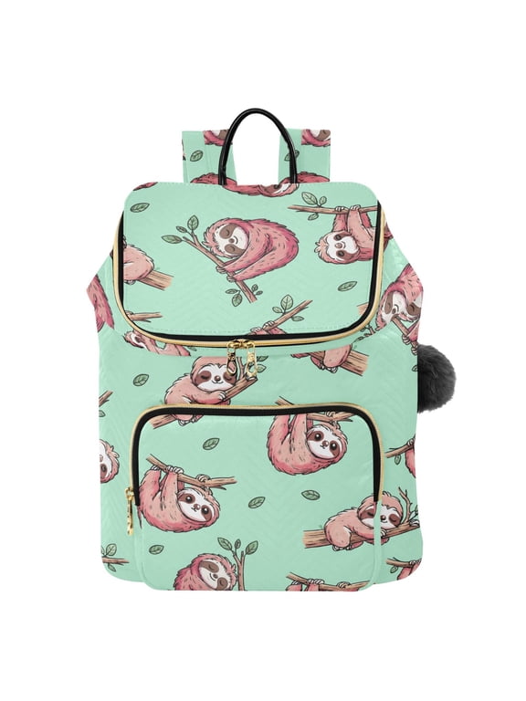Funny Sloth Travel Backpack Laptop Bag Large Capacity Daypack