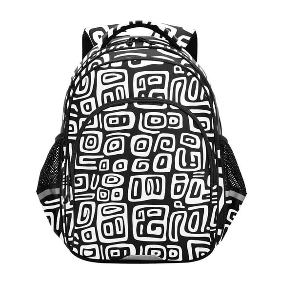 ALAZA Funny Stripes Pattern School Backpack Elementary Bag Bookbag Travel Rucksack