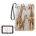 thumbnail image 1 of ALAZA Giraffe Family and Tree Trading Card Binder 4 Pocket Cards Collection Album 400 Folder Holder, 1 of 6