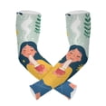 thumbnail image 1 of ALAZA Girl Enjoy Life UV Sun Protection Arm Sleeves UPF 50+ Compression Cooling Sleeve 1 Pair, 1 of 7