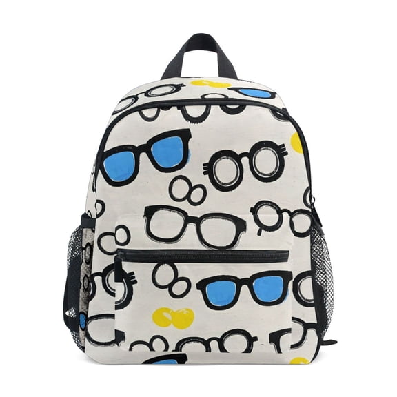 ALAZA Glasses Pattern School Backpack Small Bookbag Mini Bags