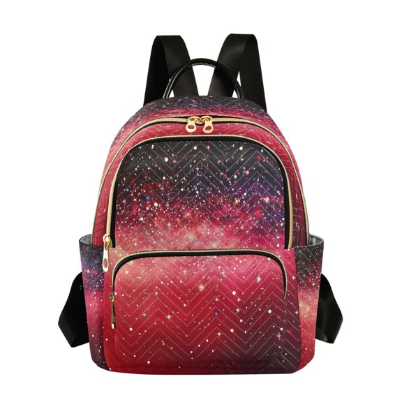 ALAZA Glittering Tie-dye Womens Travel Laptop Backpack Large Daypack Ladies Shoulder Bags S