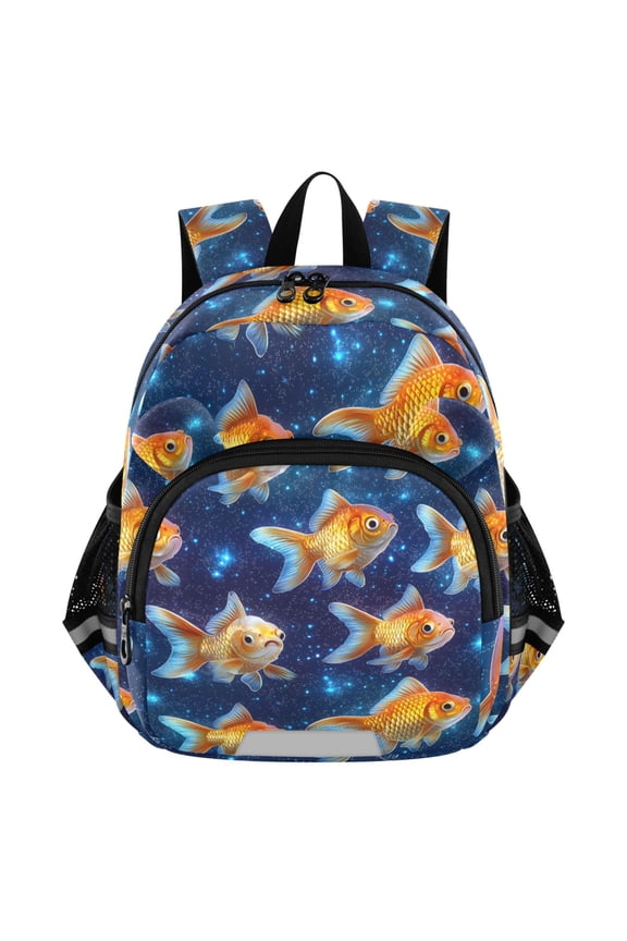Goldfish in Starry Mini Backpack School Bookbag Age 3-7 Medium
