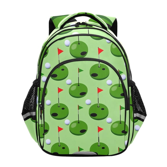 ALAZA Golf Ball and Flag School Backpack Elementary Bag Bookbag Travel Rucksack
