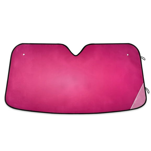 ALAZA Gradient Deep Pink Windshield Sun Shade Car Foldable Sun Visor Block UV Rays Protector 55"x27.6"