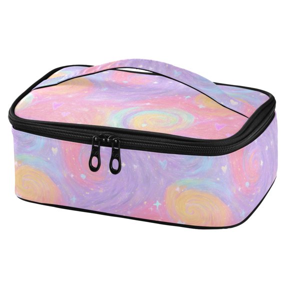 ALAZA Gradient Galaxy Lunch Box Insulated Cooler Tote Bag Reusable School Picnic Travel Office