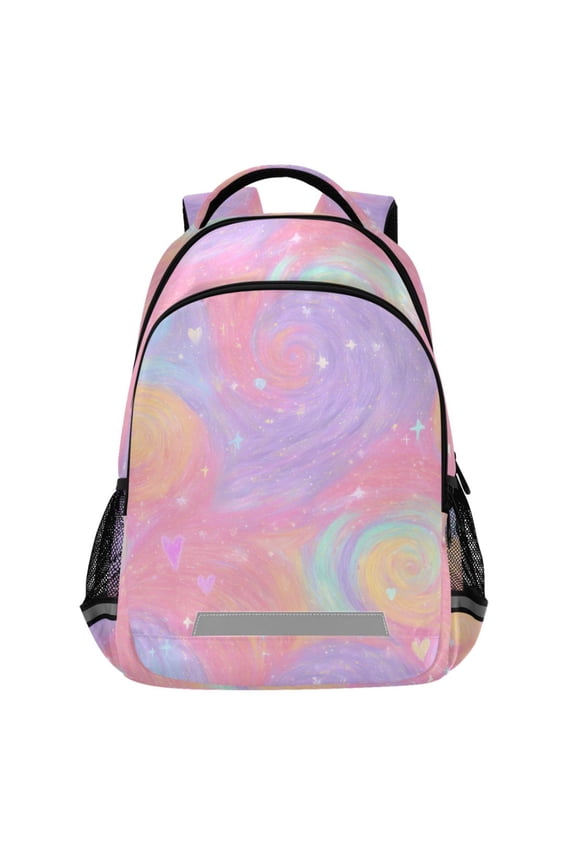 Gradient Galaxy Pattern Backpack Elementary School Bags Student Bookbag Travel Rucksack