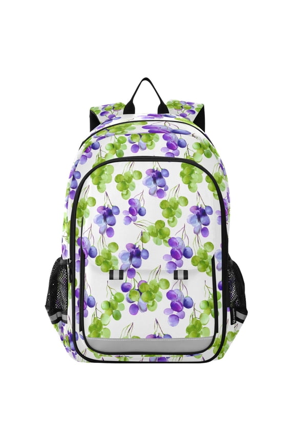 Grapes School Laptop Backpack Travel Bag Casual Student Bookbag Rucksack