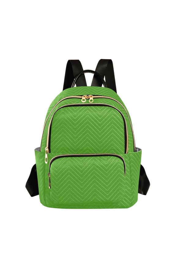 Grass Green Background Womens Travel Laptop Backpack Large Daypack Ladies Shoulder Bags S