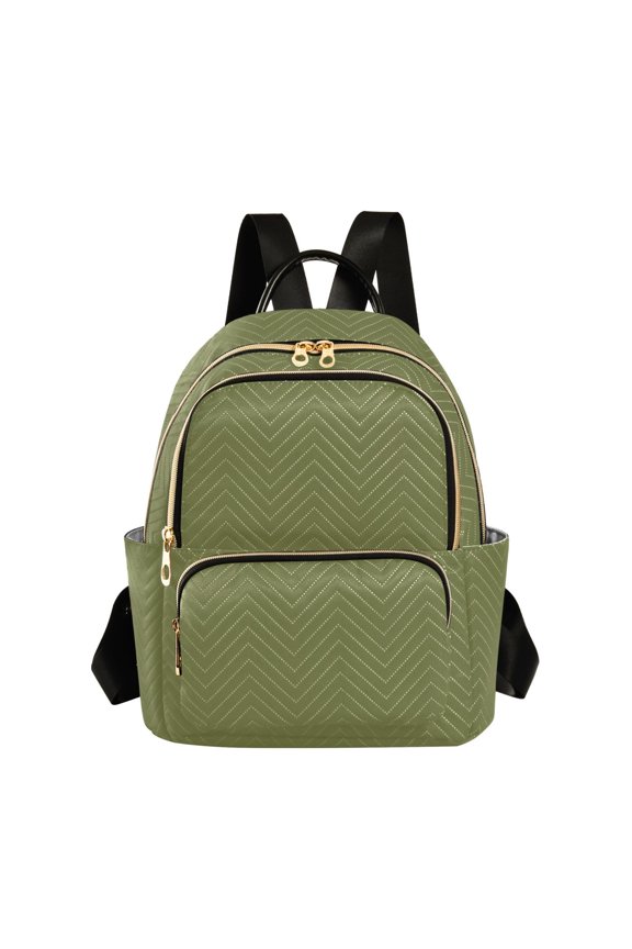 Grass Green Womens Travel Laptop Backpack Large Daypack Ladies Shoulder Bags M