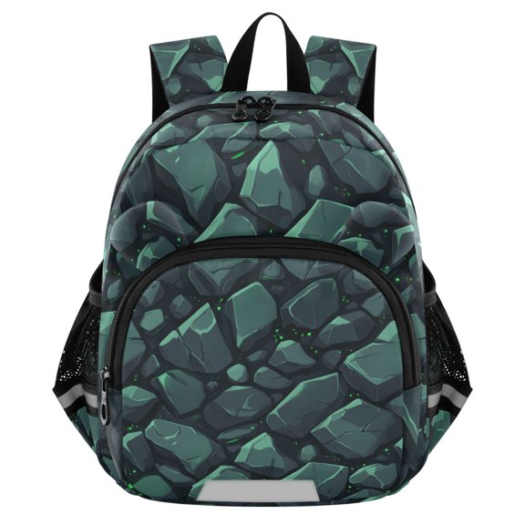 ALAZA Green Texture Stone Mini Backpack School Bookbag Age 3-7 Medium