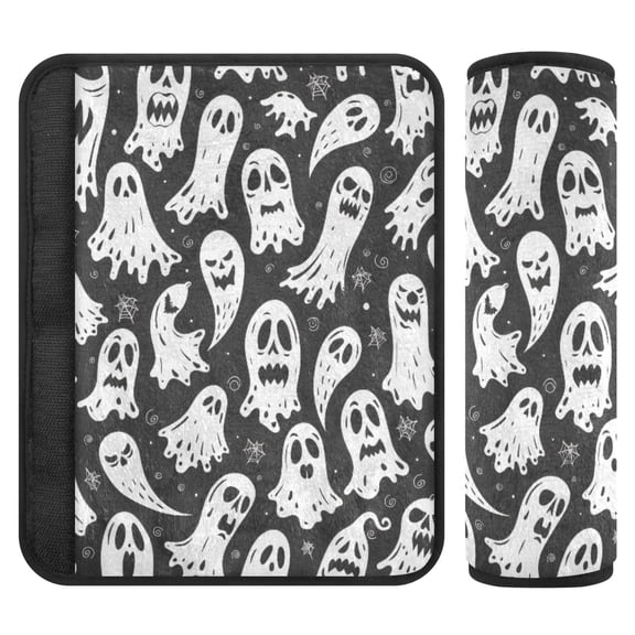 ALAZA Halloween Devils Car Seat Belt Adjuster Neck Covers Shoulder Cushions Pads M