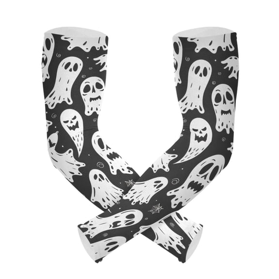 ALAZA Halloween Devils UV Sun Protection Arm Sleeves UPF 50+ Compression Cooling Sleeve 1 Pair