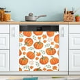 thumbnail image 1 of ALAZA Thanksgiving Fall Leaves Dishwasher Magnetic Cover Pumpkins Kitchen Sticker Magnet, 1 of 6