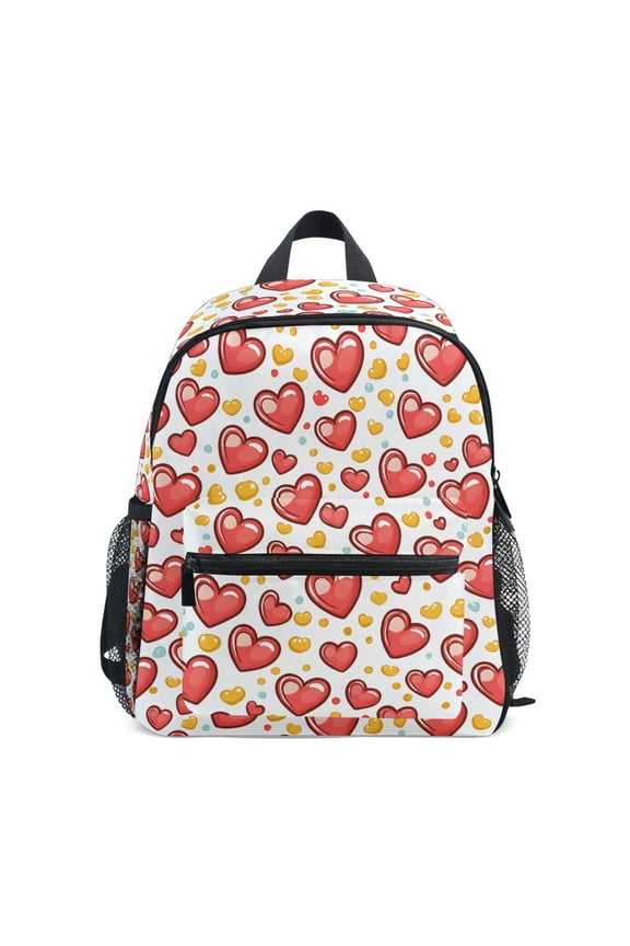 Heart Pattern School Backpack Small Bookbag Mini Bags