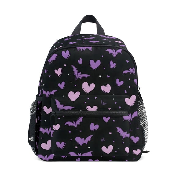 ALAZA Hearts Bats School Backpack Small Bookbag Mini Bags